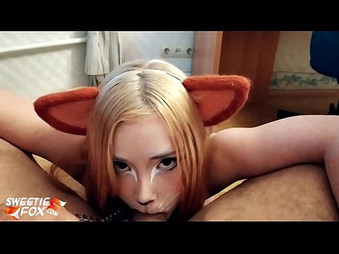 ❤️ Кіцуне ковтає член і кончить в рот ️ Російське порно у нас uk.com-porn-kai.ru
